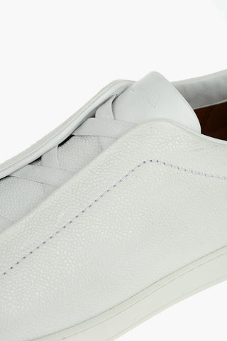 COUTURE Textured Leather TRIPLE STITCH Sneakers
