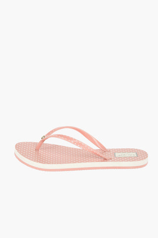 Polka Dots NEW FIJI Flip Flop with Golden Details
