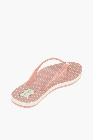 Polka Dots NEW FIJI Flip Flop with Golden Details