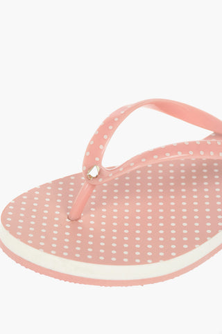 Polka Dots NEW FIJI Flip Flop with Golden Details