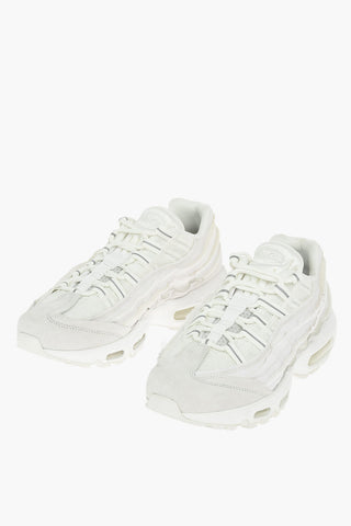 COMME DES GARCONS HOMME PLUS Suede and Fabric AIR MAX 95 Sneakers with Air Bubble Sole