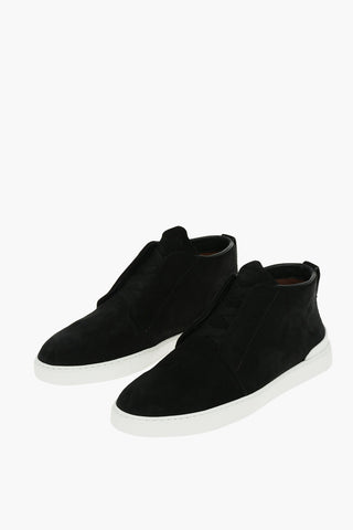 COUTURE Suede Leather TRIPLE STITCH Sneakers