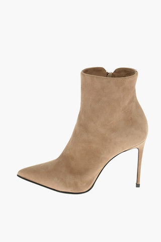 10cm Suede EVA 100 Ankle Boots With Stiletto Heel