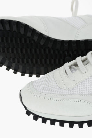 SPALWART Leather and Fabric Sneakers
