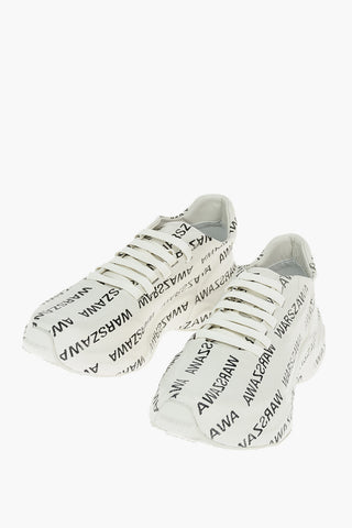 All Over Printed Leather WARSZAWA MOON Sneakers