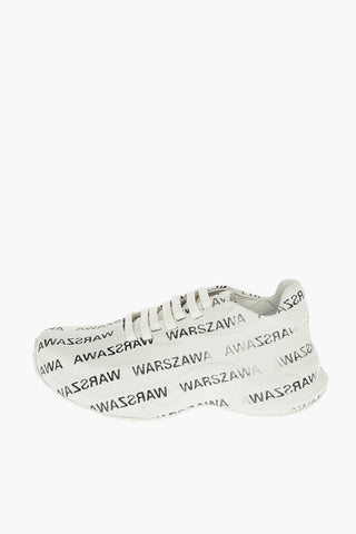 All Over Printed Leather WARSZAWA MOON Sneakers