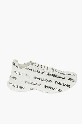 All Over Printed Leather WARSZAWA MOON Sneakers