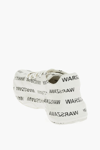 All Over Printed Leather WARSZAWA MOON Sneakers