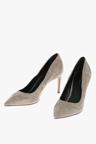 9cm Suede Leather Pumps