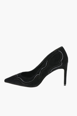 9cm Suede Leather Pumps