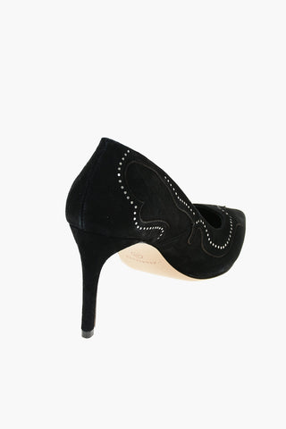 9cm Suede Leather Pumps