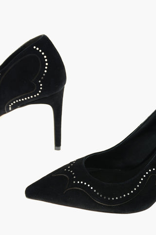 9cm Suede Leather Pumps