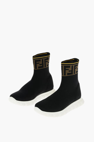 Socks Sneakers with Monogram Details