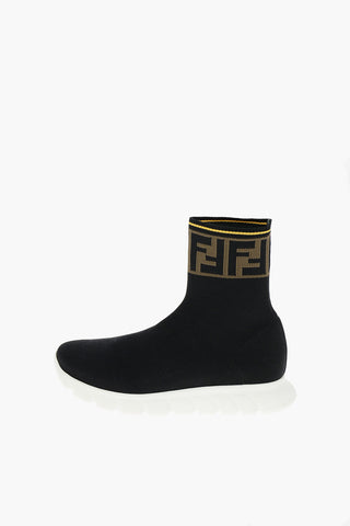Socks Sneakers with Monogram Details