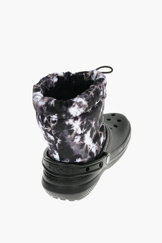 Acid Wash Effect Padded Crocs