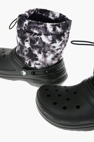 Acid Wash Effect Padded Crocs