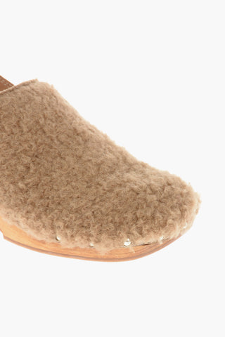 Leather Strap LANA HARVEST GOLD Mules