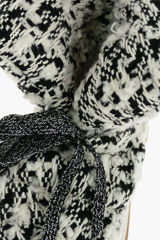 Printed Wool Snow Ankle Boots