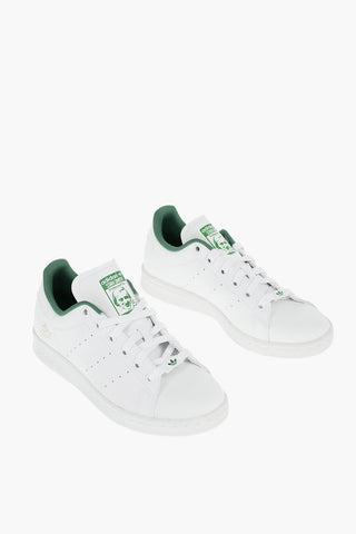 Textured Faux Leather STAN SMITH Sneakers With Perforated Details