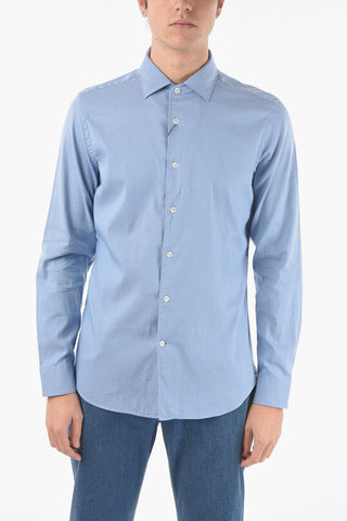 Standard Collar Slim Fit Cotton Shirt