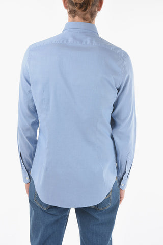 Standard Collar Slim Fit Cotton Shirt