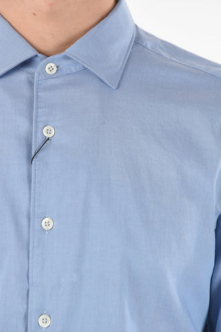 Standard Collar Slim Fit Cotton Shirt
