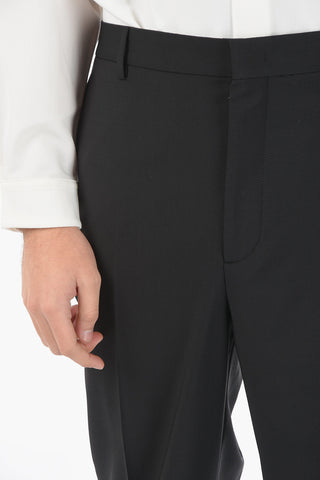 Pantaloni Sartoriali in Lana e Mohair