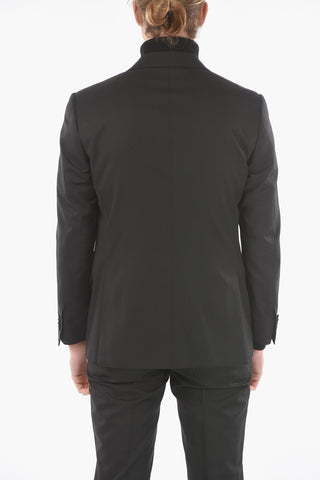 2 Button Flap Pocket Virgin Wool Suit