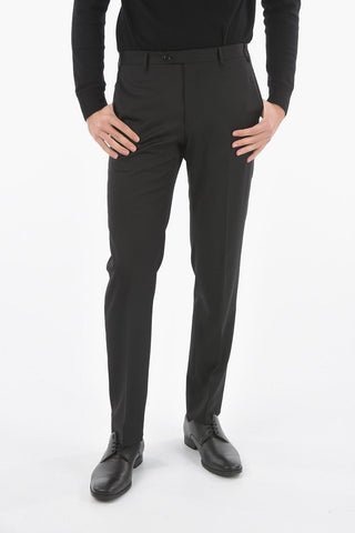 2 Button Flap Pocket Virgin Wool Suit