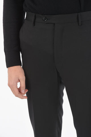 2 Button Flap Pocket Virgin Wool Suit