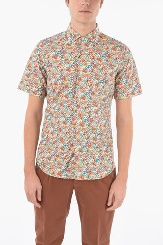 Floral Patterned Short Sleeve Shirt