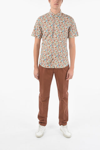 Floral Patterned Short Sleeve Shirt