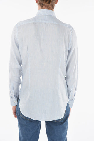 SARTORIA Awning Striped Linen Shirt