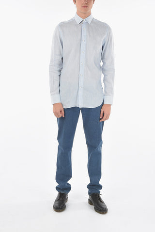 SARTORIA Awning Striped Linen Shirt