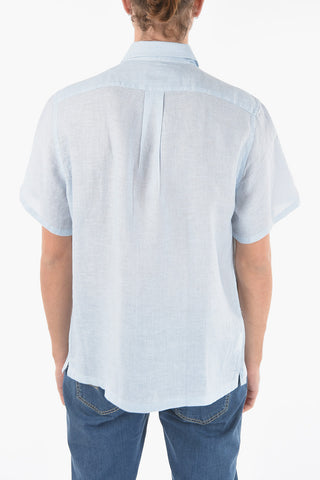 ID Linen Jacquard Slim Fit Shirt