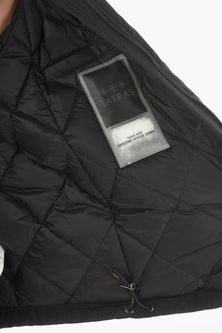 Multipocket Hooded Nylon Duvet Jacket