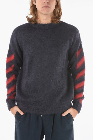 KNITWEAR Pullover Girocollo ARROW CROSS in Misto Mohair