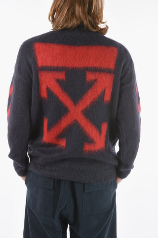 KNITWEAR Pullover Girocollo ARROW CROSS in Misto Mohair