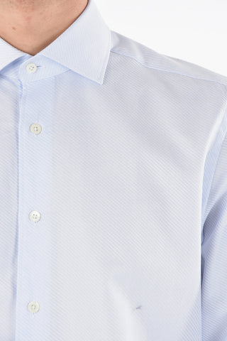 Popeline Spread Collar Shirt