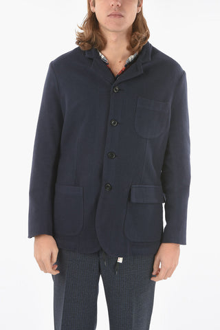 Single-breasted JACOB Wool Blazer with Flap Pockets