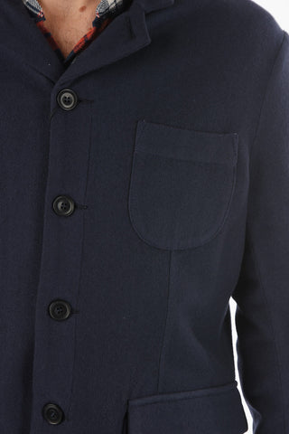 Single-breasted JACOB Wool Blazer with Flap Pockets