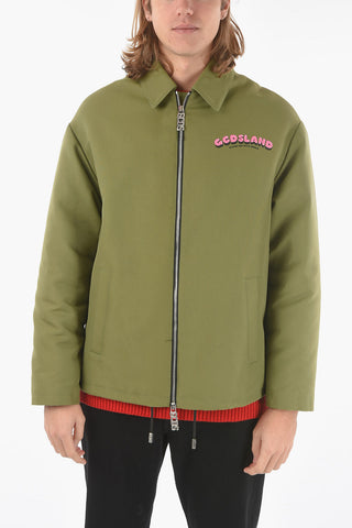 Front Zipped GCDSLAND Padded Overshirt