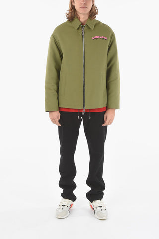 Front Zipped GCDSLAND Padded Overshirt