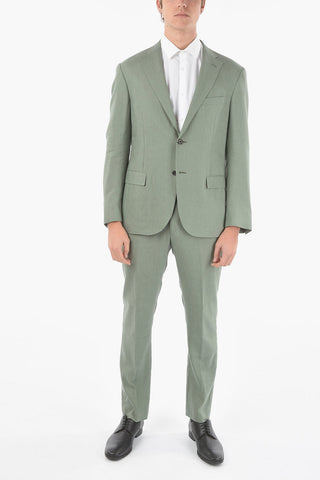 Notch Lapel ACADEMY SOFT Flax Blend Suit