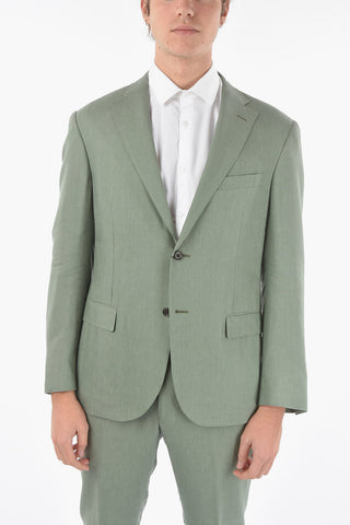 Notch Lapel ACADEMY SOFT Flax Blend Suit