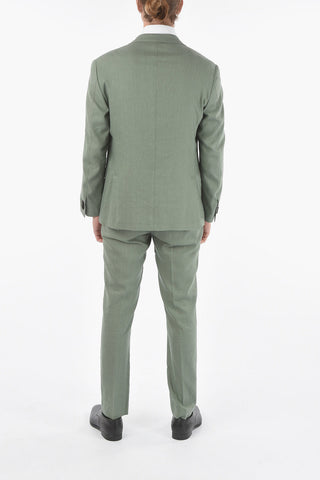 Notch Lapel ACADEMY SOFT Flax Blend Suit
