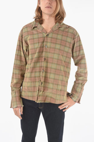 Plaid Check HAZE BODY STUDIO Corduroy Shirt