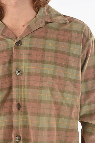 Plaid Check HAZE BODY STUDIO Corduroy Shirt