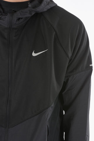 Zip Closure Therma Fit Lightweight Jacket with Hood