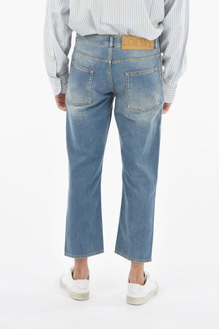 PAULA'S IBIZA Two Tone Denim Cropped Fit Jeans